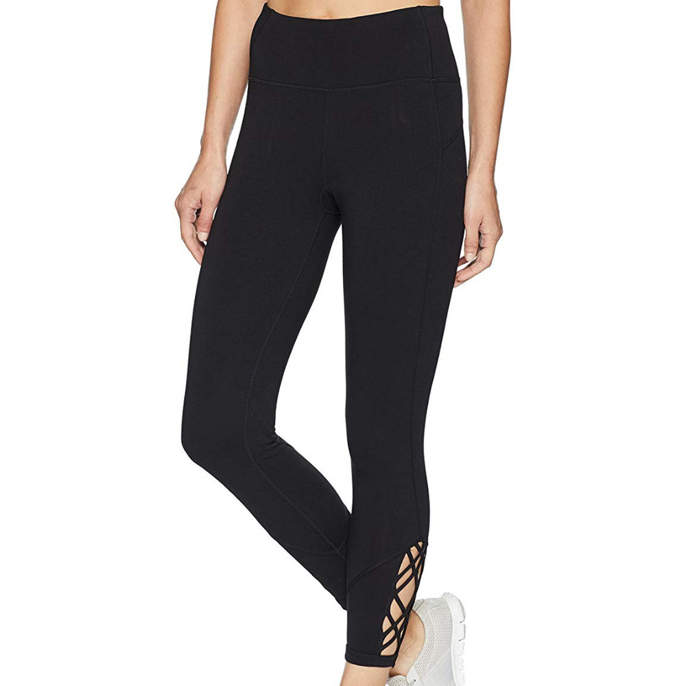 Calvin Klein High Waist Macrame Strappy Leggings